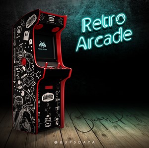 Retro Arcade - Design & Illustration - Bups Daya