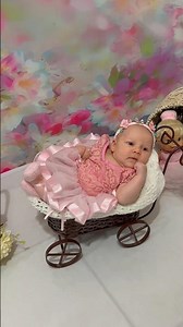 Ensaio fotográfico de bebê 1 mês - Bianca #baby #shorts