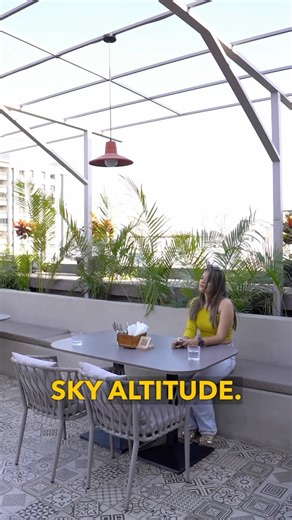 I am surat city on Instagram: "Surat’s biggest rooftop café & multi-cuisine restaurant – Sky Altitude! ☁️🍽️ Enjoy Italian, Chinese, Indian & Continental flavors, plus unique coffee & mocktails. Banquet & private terrace space available! Perfect for dinners & celebrations. Visit soon! ✨ 📍6th Floor, Canon Street One, near Aagam Arcade, Vesu, Surat #SkyAltitude #SuratEats #Iamsuratcity #rooftoprestaurant #ambience"