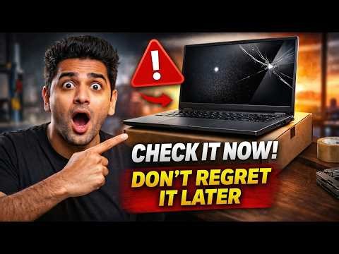 Don’t Use Your New Laptop Before Checking This! 😳