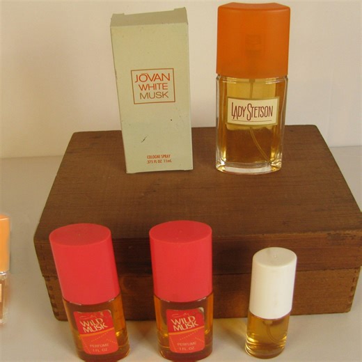 Adirondack North on Instagram: "Vintage Coty Pfizer Cologne Fragrances- 1970s Wild Musk Perfume-1980-1990s Lady Stetson -Jovan Musk for Women-Jovan White Musk- Full Bottles https://adirondacknorth.etsy.com/listing/1391618938/vintage-coty-pfizer-cologne-fragrances #etsy #etsyshop #vintage #vintagecologne #vintageperfume #neverused #Woody #earthy #musk #cotyfragrances #cotypfizer #cotypfizercolognefragrances #1970s #1980s #1990s #wildmusk #1970sCotyWildMusk #CotyWildMusk #Wildmuskperfume #ladystet