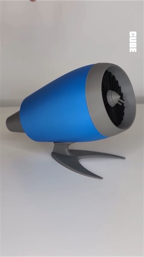 3D Printed Jet Engine Clock