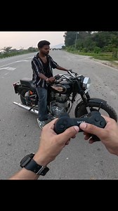 84K views · 1.1K reactions | Remote control royal enfield bike 69 crore ki part4 | Sonu Plaha | Facebook