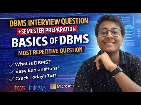 This DBMS Question is Asked in Every Interview 😱