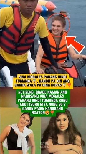 Vina Morales, Tila Hindi Tumanda! | "90's Beauty, Ganun Pa Rin Hanggang Ngayon!" 😱❣️#shorts