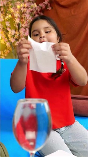 🧻 The Napkin Water Trick Explained! #family #play