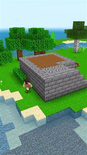 Minecraft Starter House Tutorial 🏠 #minecraft #shorts