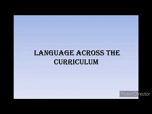 Language across the curriculum -B.Ed #language #languageandcurriculum ##definitionoflanguage