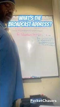 CCNA: What’s the broadcast address?