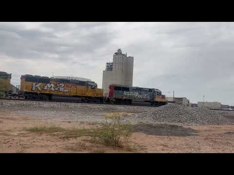 Union Pacific Casa Grande local Switchers with Southern Pacific patch #1053 10/9/25