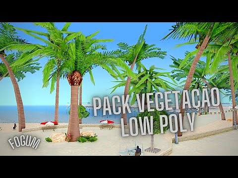 GTA SAN/SAMP NOVA VEGETAÇÃO/ARVORES LOW POLY!!!!(PC FRACO)