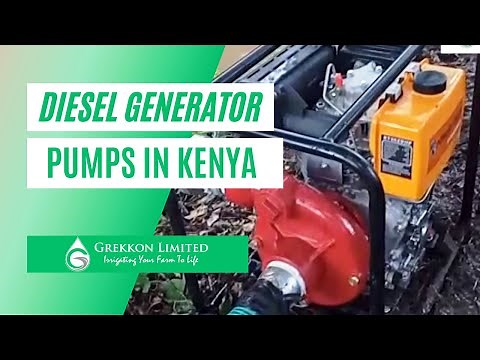 Diesel generator water pumps in Kenya | Irrigation water pumps by Grekkon Limited