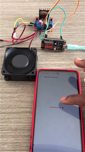 FAN speed control with ESP8266 using BLYNK IoT Cloud, LCD Display and L298N DC Motor Driver #esp32