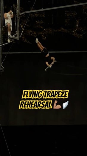 Trapeze rehearsal 💪🏽🪽 #flyingtrapeze #circus #gymnast #acrobatics #цирк #трюки #aerial #tricks