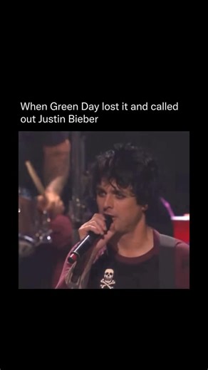 Songs on Instagram: "During the 2010 iHeartRadio Music Festival, Green Day’s set was cut short so the broadcast could switch to Justin Bieber. Frustrated, Billie Joe Armstrong went off-script on stage, calling out the situation before smashing his guitar and storming off — turning the moment into one of the most talked-about live TV meltdowns in rock history."