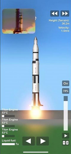 Apollo 11 Launch Recreation in SFS (SpaceFlight Simulator)