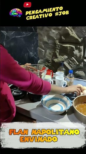 How to make Neapolitan Flan with Wine in an Electric Oven, easy and fast.