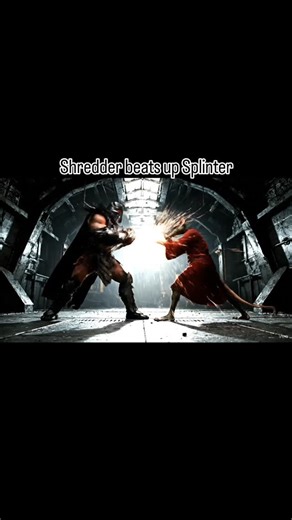 Master Shredder on Instagram: "Shredder beats up Splinter . . . . . . . . . . . . . #tmnt #splinter #hamatoyoshi #footclan #orokusaki #shredder #tmntshredder #beatup"