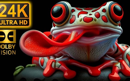 正宗黑色 12K HDR 120fps 杜比视界 | 屏幕测试 | 120ps | 经典 | 助眠 | 视觉盛宴