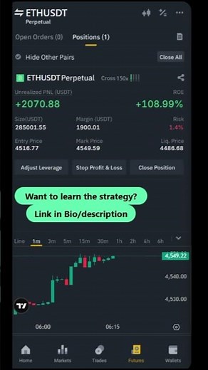 This One Binance Trade Changed My Week 💰 #Binance #Futures #Scalping #Crypto