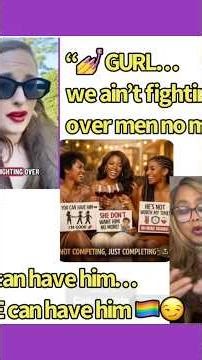 “💅 GURL… we ain’t fighting over men no more—she can have him… or HE can have him 😏🔥TikTok