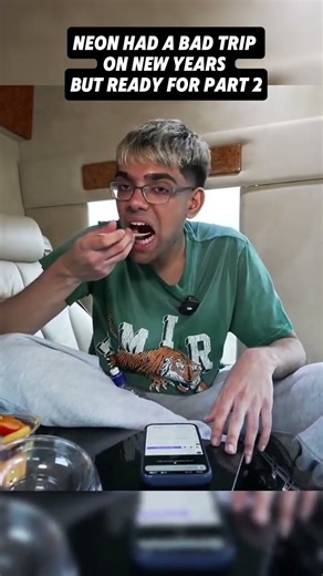 NEON HAD A BAD TRIP ON NEW YEARS 😯 #n3on