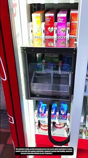 Automated Vending Machine Product Dispensing Process for Fast Retail Access