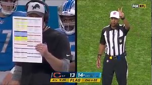 Detroit Lions fans start booing after the sixth holding penalty of the game. | NFL on FOX