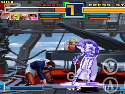 拳皇2001终极版。随便打打。