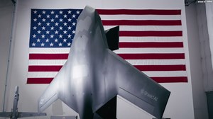 Ominous fighter drone with AI-brain unveiled