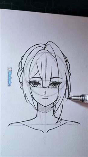 Hownto dtaw Anime Hair #drawing #manga #anime #drawingtutorial #howtodraw #easydrawing #sketch