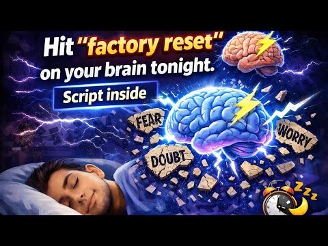 Hit "factory reset" on your brain tonight. Script inside