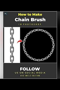 How to Make Chain Brush - Photoshop Tutorial