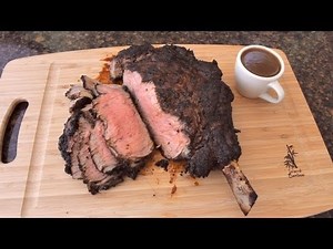 Grilled Espresso Cowboy Ribeye Steak with Stout Beer Sauce Recipe, On the Blaze Professional Grill