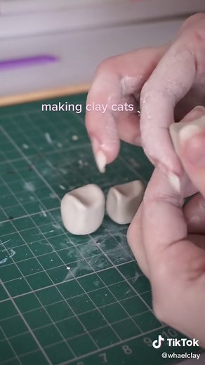 - ̗̀ clay cats #claycat #clayart #fypシ #fyp #HowDoYouHUGO #clayartist #clay