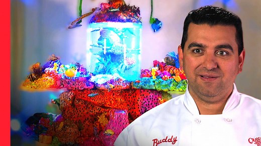 Un espectacular pastel del fondo marino para la sobrina de Buddy #CakeBoss | Discovery Home & Health