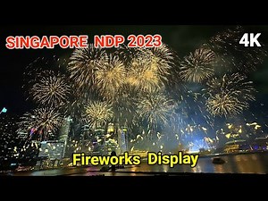 Sngapore Marina bay | Singapore National Day Fireworks 2023 | NDP Fireworks Display 2023