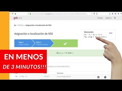 CÓMO tramitar mi NÚMERO DE SEGURIDAD SOCIAL (NSS) ante el IMSS 🖥️ SIN FILAS | ⚠️ 2021