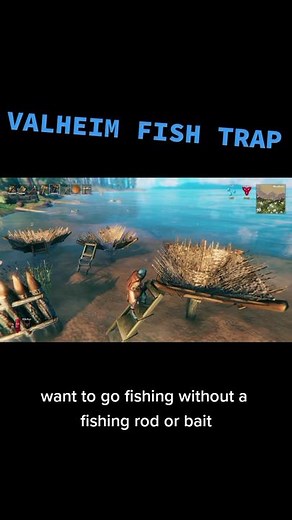 Fishing Without actually Fishing in VALHEIM New Fish Trap #valheim #gaming #tipsandtricks #valheimxbox #valheimclips #fishing #survival #xbox