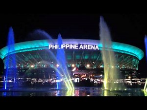 Philippine Arena at Night | Lights On