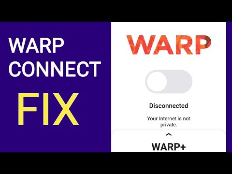 Fix WARP VPN Not Connecting on Android New Method