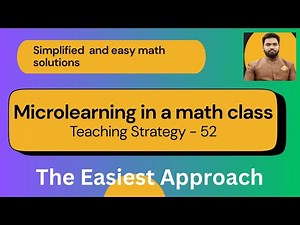Micro Learning in Math Class, Strategy-52