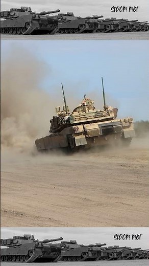 M1A2 SEPV3 Abrams Main Battle Tank's Shocking Action