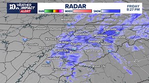 8.7K views · 27 reactions | RADAR UPDATE (FRI 9:27 PM) | Accumulating snow is starting to wind down across the Central Valley, with the back edge of snow moving into the Knoxville area. Farther east, snow showers will continue for another hour or so before tapering to flurries. Stay safe and off the roads! | WBIR Weather | Facebook