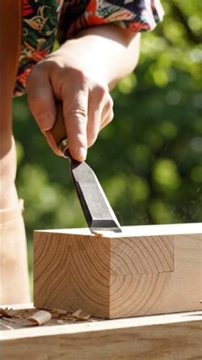 Chisel and Mallet Woodworking Technique