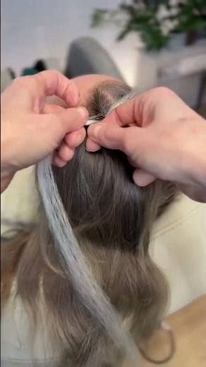 Fishtail braid with hair extensions | hair tutorial