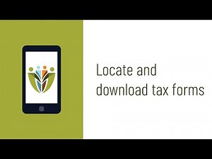 Locate and download tax forms