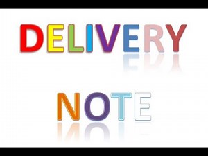 HOW TO CREATE DELIVERY NOTE