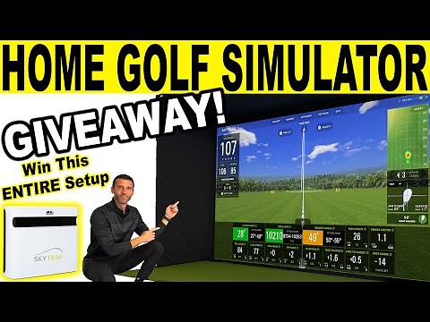 HOME GOLF SIMULATOR SETUP! How to Build the SkyTrak Plus DIY Golf Simulator (Review)