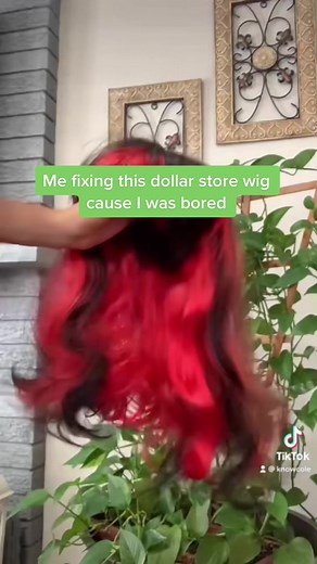 Transforming Dollar Store Wig Tutorial